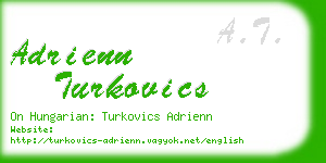 adrienn turkovics business card